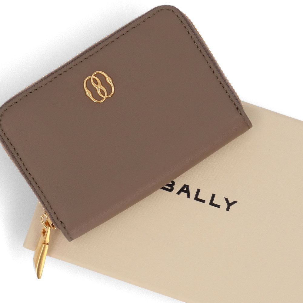 BALLY EMBLEM COINPURSE ミニ財布 カーフレザー