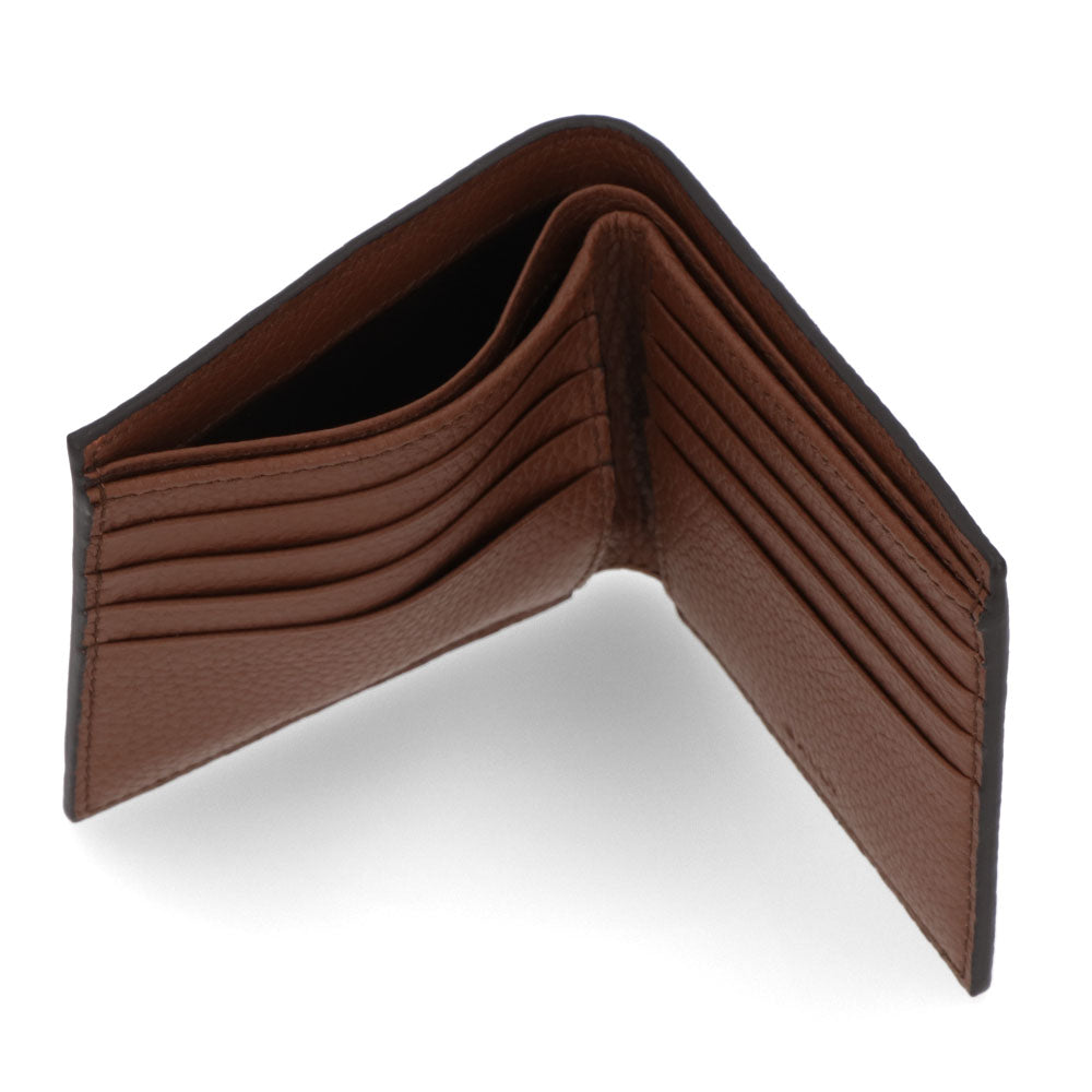 BALLY 二つ折り財布 ストライプデザイン レザー