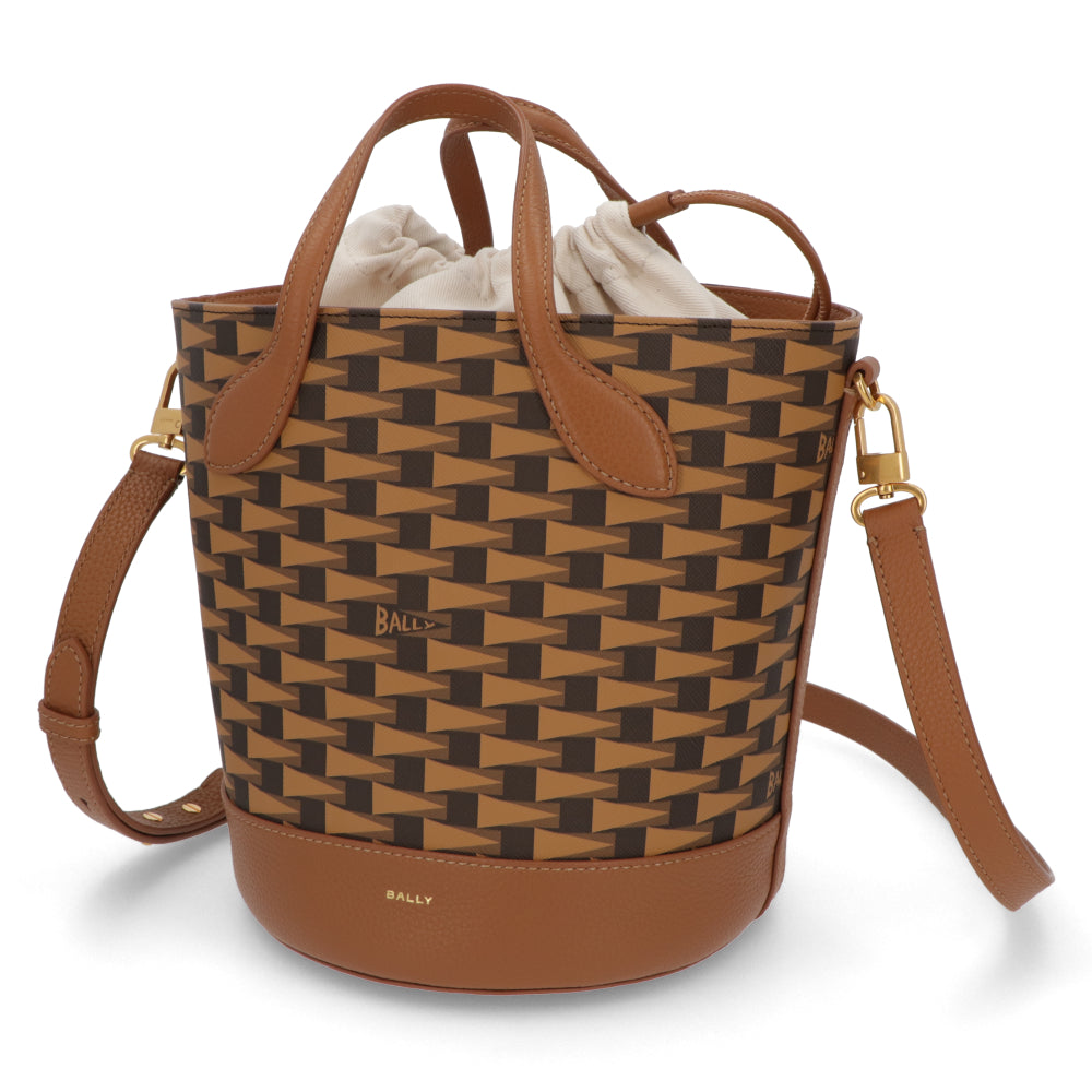 BALLY ショルダーバッグ  8 HOURS ブラウン バケットバッグ