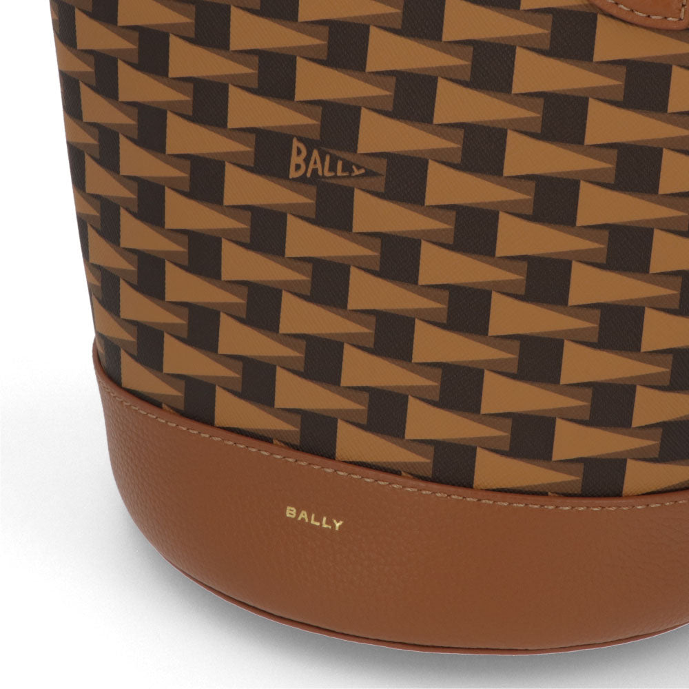 BALLY ショルダーバッグ  8 HOURS ブラウン バケットバッグ