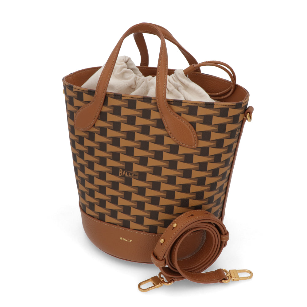BALLY ショルダーバッグ  8 HOURS ブラウン バケットバッグ