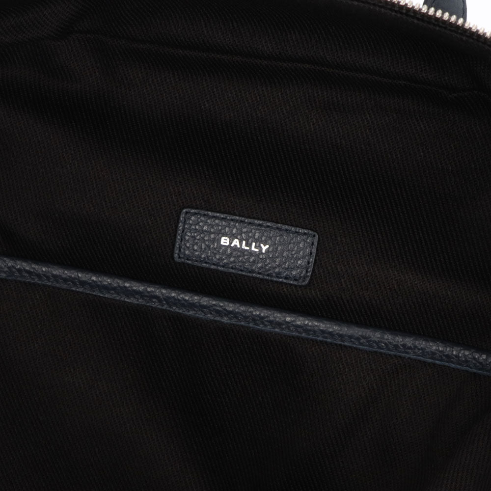 BALLY バックパック ネイビー レザー メペナントモチーフ