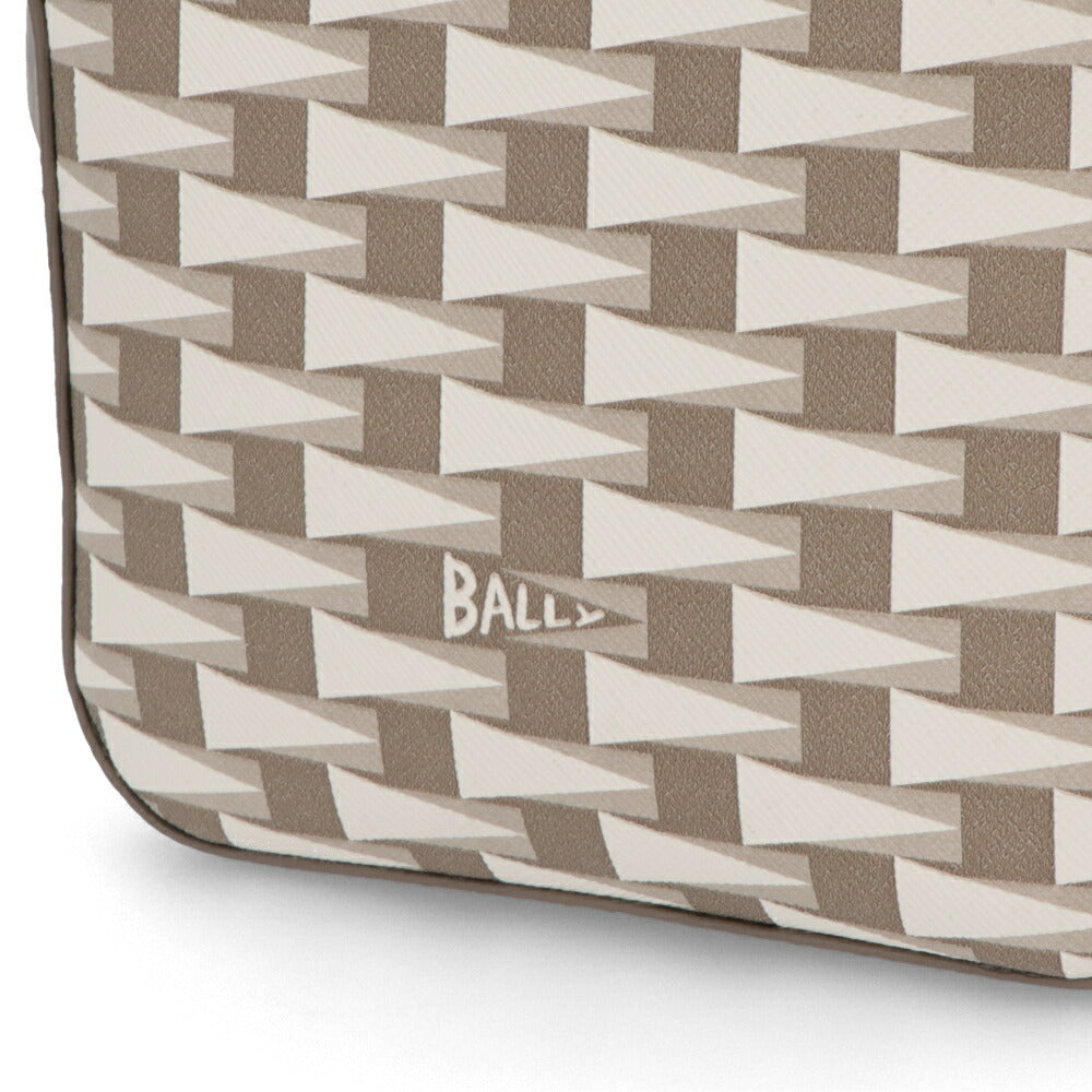 バリー BALLY バッグ ショルダーバッグ ユニセックス PENNANT SLING グレー系 レザー メンズ レディース シルバー金具 ロゴ ペナントモチーフ 761346608273