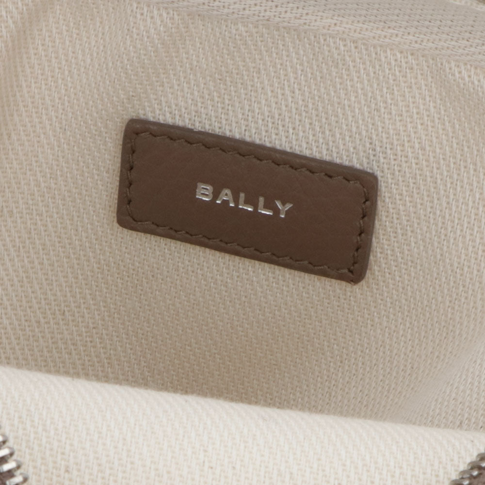 バリー BALLY バッグ ショルダーバッグ ユニセックス PENNANT SLING グレー系 レザー メンズ レディース シルバー金具 ロゴ ペナントモチーフ 761346608273