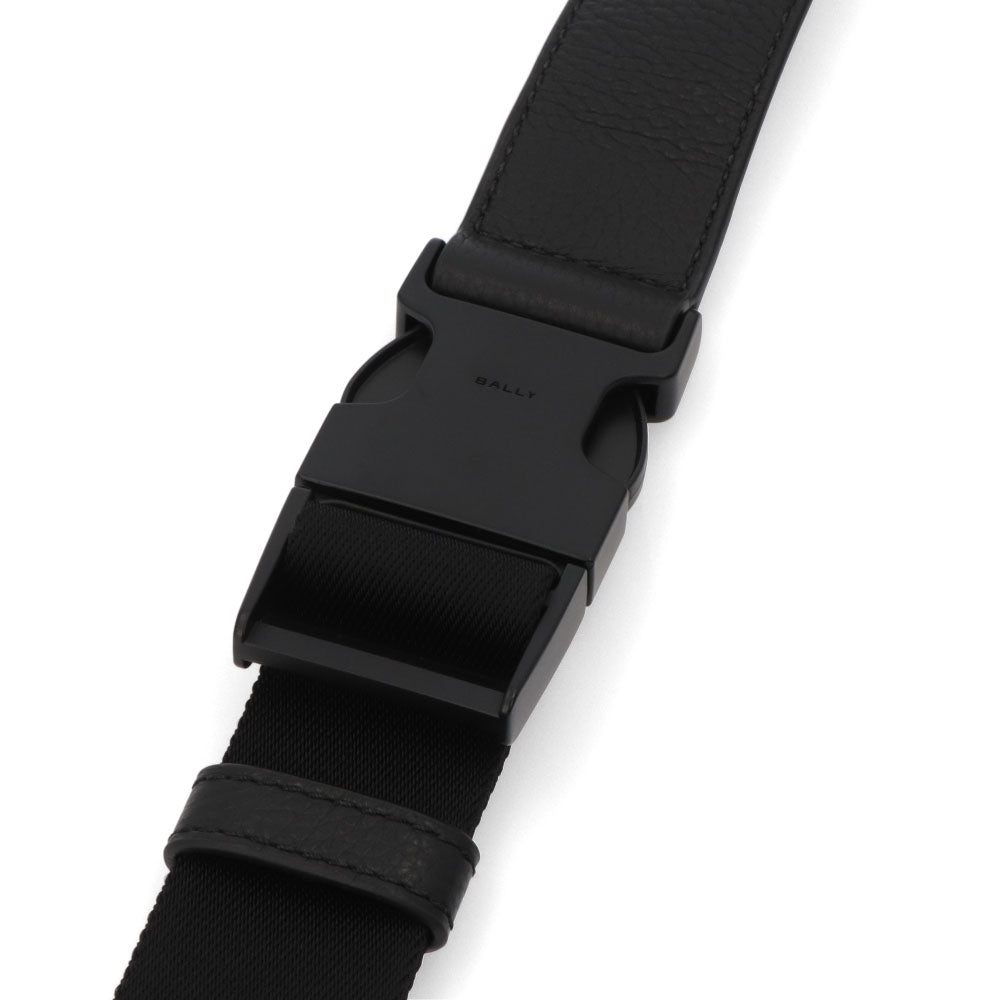 BALLY ボディバッグ CODE BELT BAG ナイロン レザー