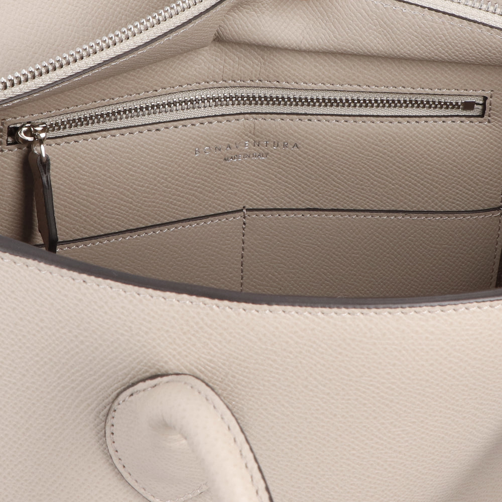 ボナベンチュラ ショルダーバッグ グレージュ レディース