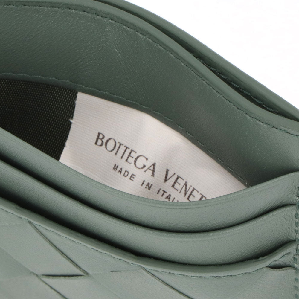 ボッテガ ヴェネタ BOTTEGA VENETA 雑貨 カードケース ユニセックス グリーン ライトグリーン ピンク ブラック ラムスキン イントレチャート 定期入れ パスケース ロゴ シンプル メンズ レディース 742325 VCPP3