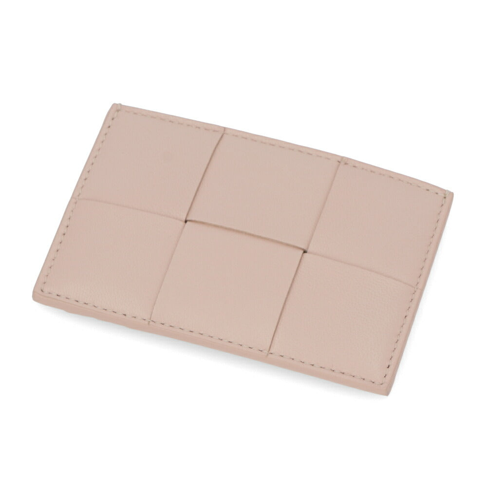 ボッテガ ヴェネタ BOTTEGA VENETA 雑貨 カードケース ユニセックス CASSETTE カセット ブラウン ブルー ピンク ブラック ラムスキン メンズ レディース マキシイントレチャート 定期入れ パスケース ロゴ シンプル 742693 VCQC4