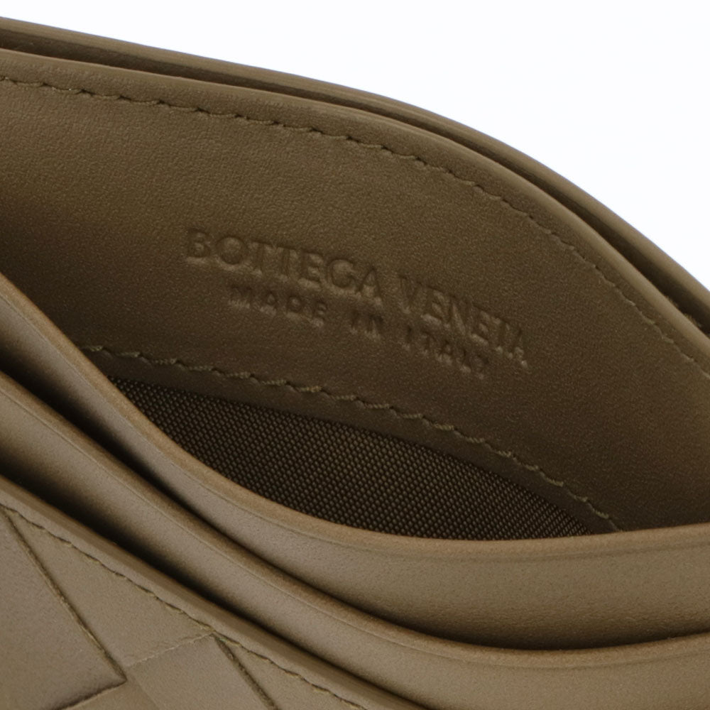ボッテガ ヴェネタ BOTTEGA VENETA 雑貨 カードケース ユニセックス ブラウン ラムスキン イントレチャート 定期入れ パスケース ロゴ シンプル メンズ レディース 743209 VCPQ3