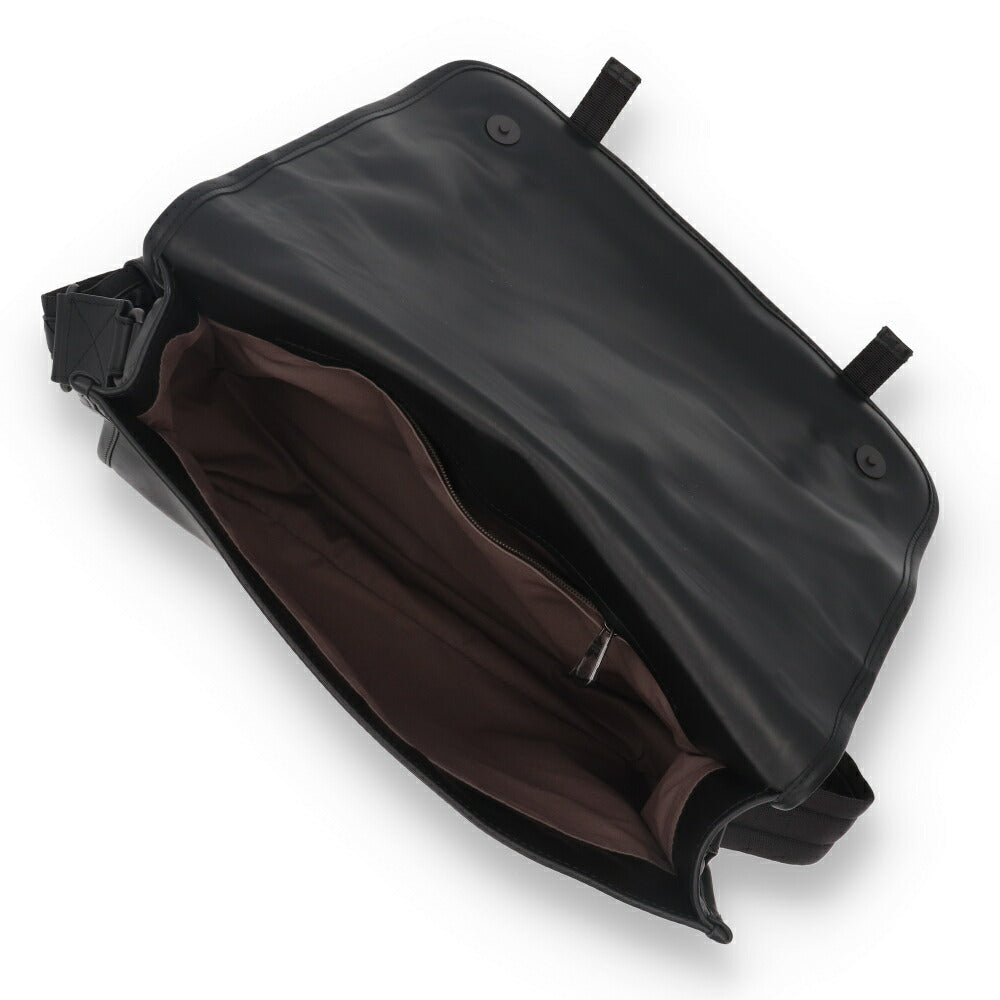 ボッテガ ヴェネタ BOTTEGA VENETA バッグ ショルダーバッグ 534435 VQ12A1000 イントレチャート メンズ ブラック A4対応 横型 メッセンジャーバッグ