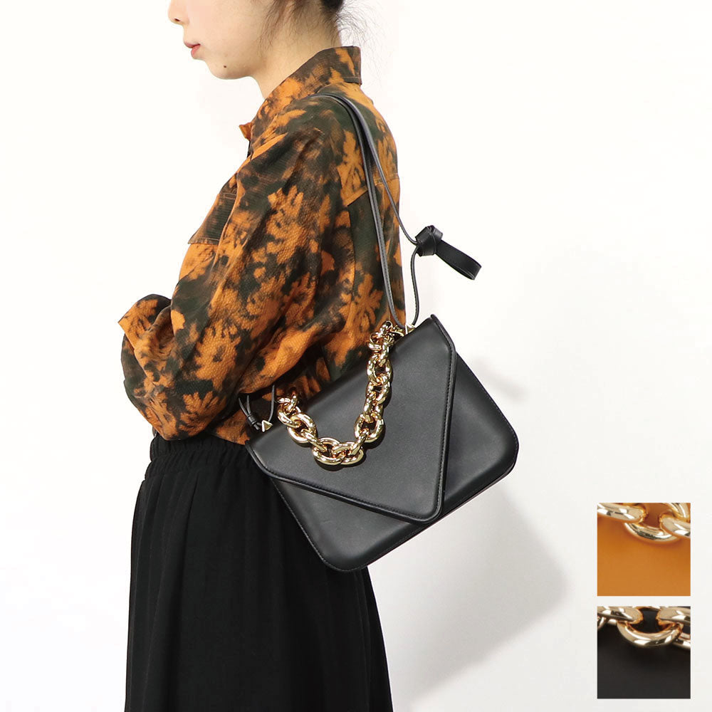 ボッテガ ヴェネタ BOTTEGA VENETA バッグ ショルダーバッグ レディース マウント ブラウン ブラック レザー 2Way クラッチ ハンドバッグ チェーンショルダー 667399V12J0