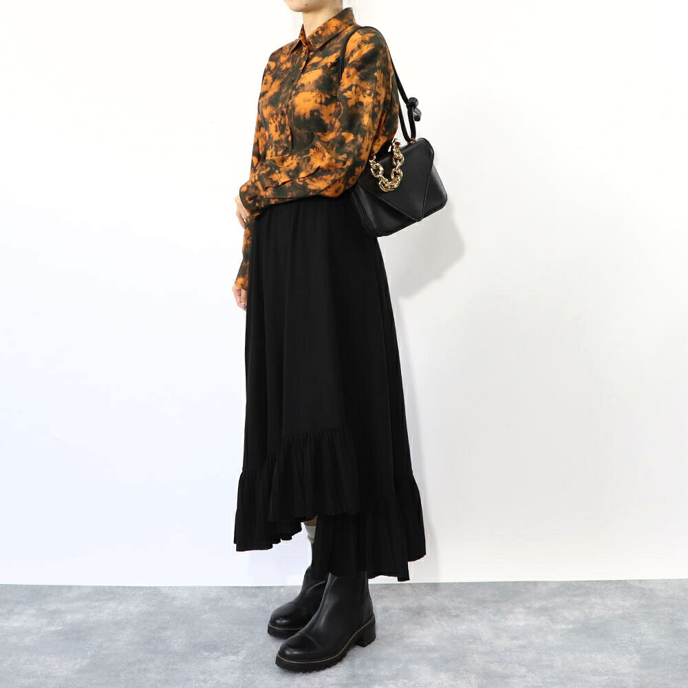ボッテガ ヴェネタ BOTTEGA VENETA バッグ ショルダーバッグ レディース マウント ブラウン ブラック レザー 2Way クラッチ ハンドバッグ チェーンショルダー 667399V12J0