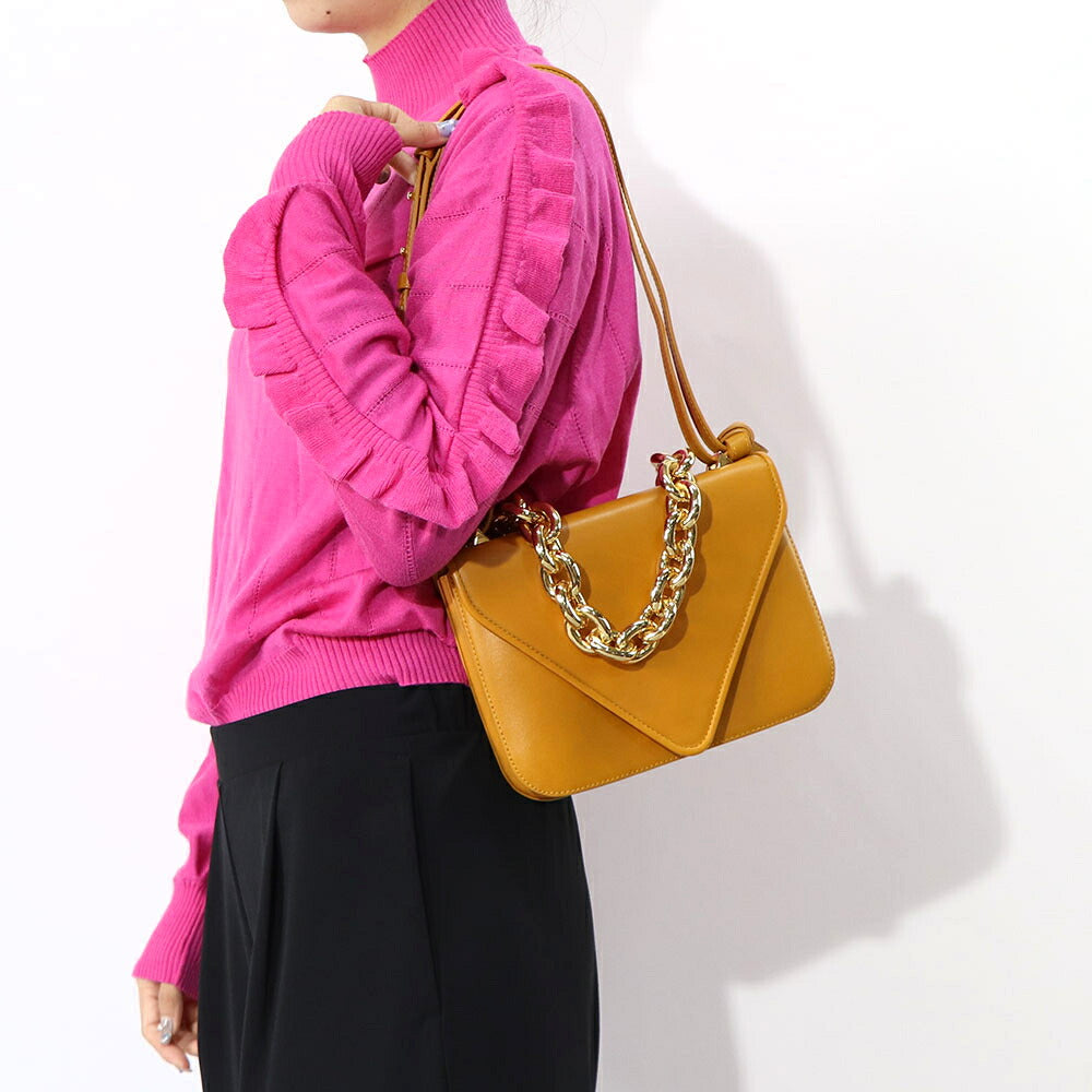 ボッテガ ヴェネタ BOTTEGA VENETA バッグ ショルダーバッグ レディース マウント ブラウン ブラック レザー 2Way クラッチ ハンドバッグ チェーンショルダー 667399V12J0
