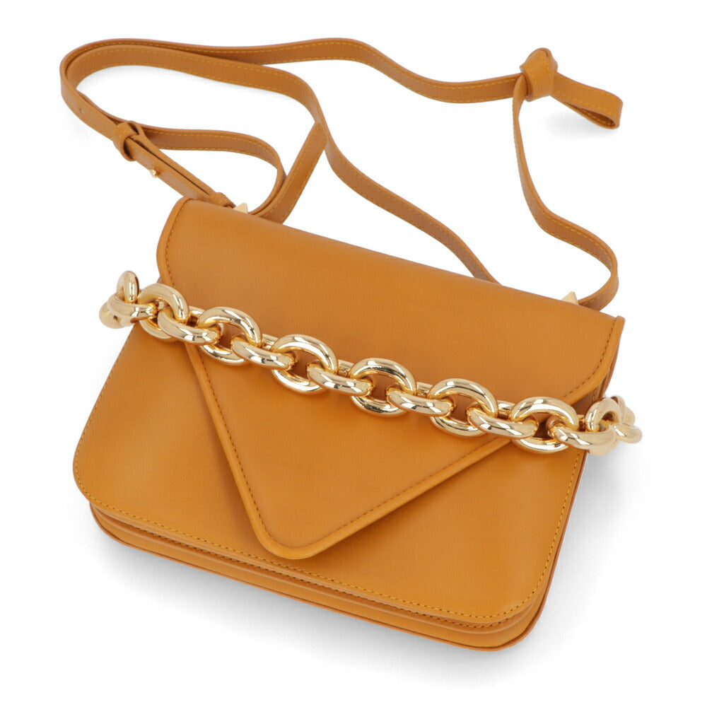 ボッテガ ヴェネタ BOTTEGA VENETA バッグ ショルダーバッグ レディース マウント ブラウン ブラック レザー 2Way クラッチ ハンドバッグ チェーンショルダー 667399V12J0