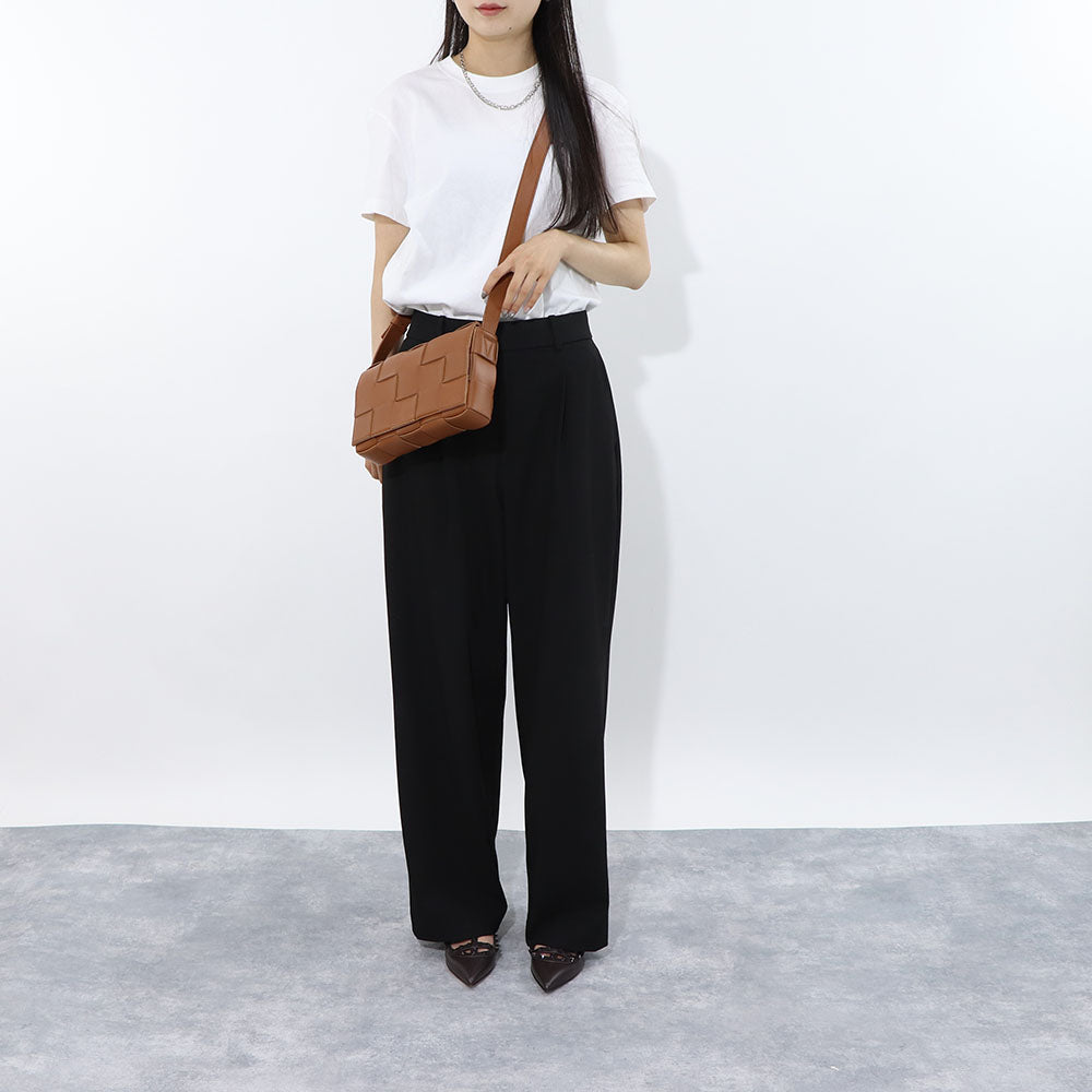 ボッテガ ヴェネタ BOTTEGA VENETA バッグ ショルダーバッグ レディース CASSETTE NAPPA ブラウン ベージュ ラムレザー クロスボディバッグ ボックス型 クラッチバッグ ショルダーバッグ 578004 VMAY1