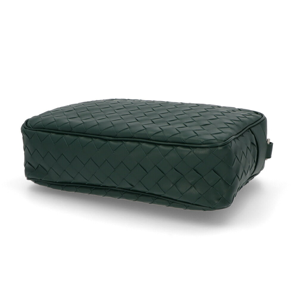 ボッテガ ヴェネタ BOTTEGA VENETA バッグ ショルダーバッグ メンズ INTRECCIATO MEDIUM CAMERA BAG ディープグリーン カーフスキン クロスボディバッグ カメラバッグ イントレチャート 755925 V2HL1