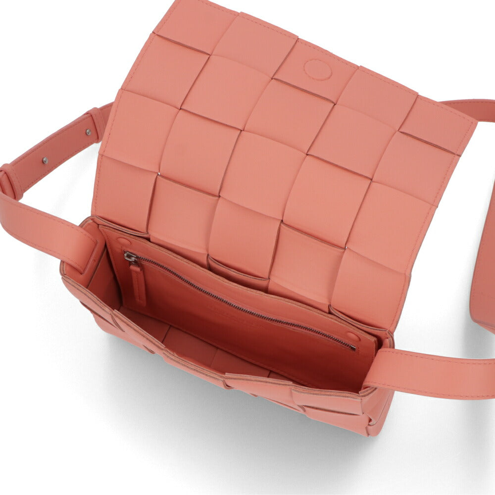 ボッテガ ヴェネタ BOTTEGA VENETA バッグ ショルダーバッグ レディース CASSETTE NAPPA パープル ホワイト サーモンピンク ラムレザー クロスボディバッグ ボックス型 クラッチバッグ ショルダーバッグ 578004 VMAY1