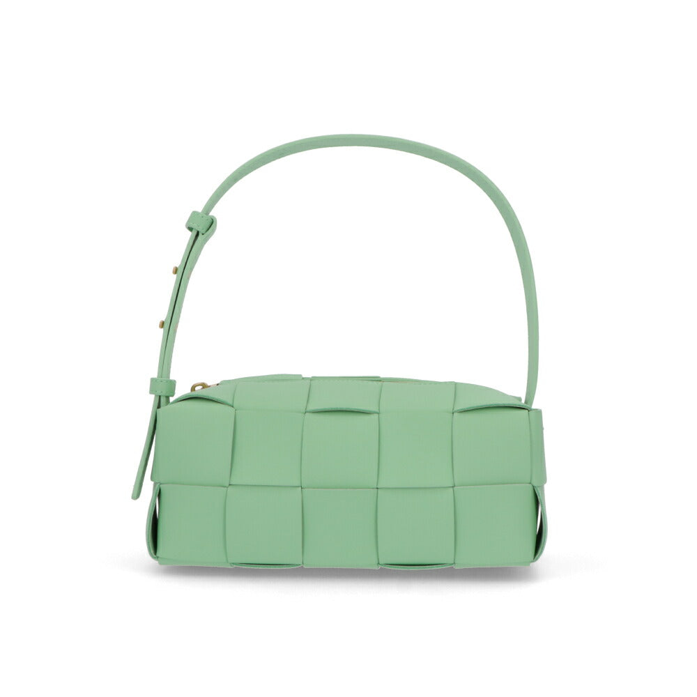 BOTTEGA VENETA ハンドバッグ グリーン ブルー マキシイントレチャート