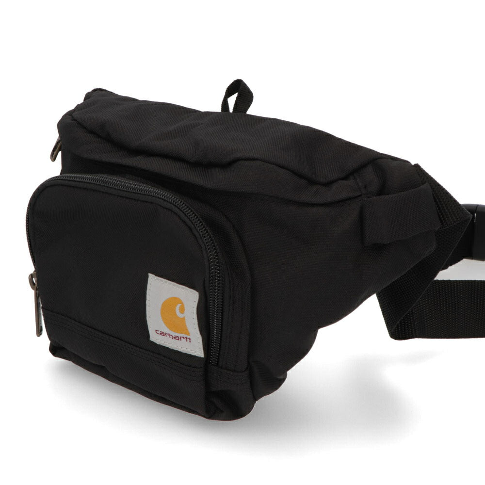 カーハート Carhartt バッグ ボディバッグ・ウエストポーチ ユニセックス ブラック ポリエステル ロゴ ヒップパック ウエストバッグ シンプル 高機能 CB0401