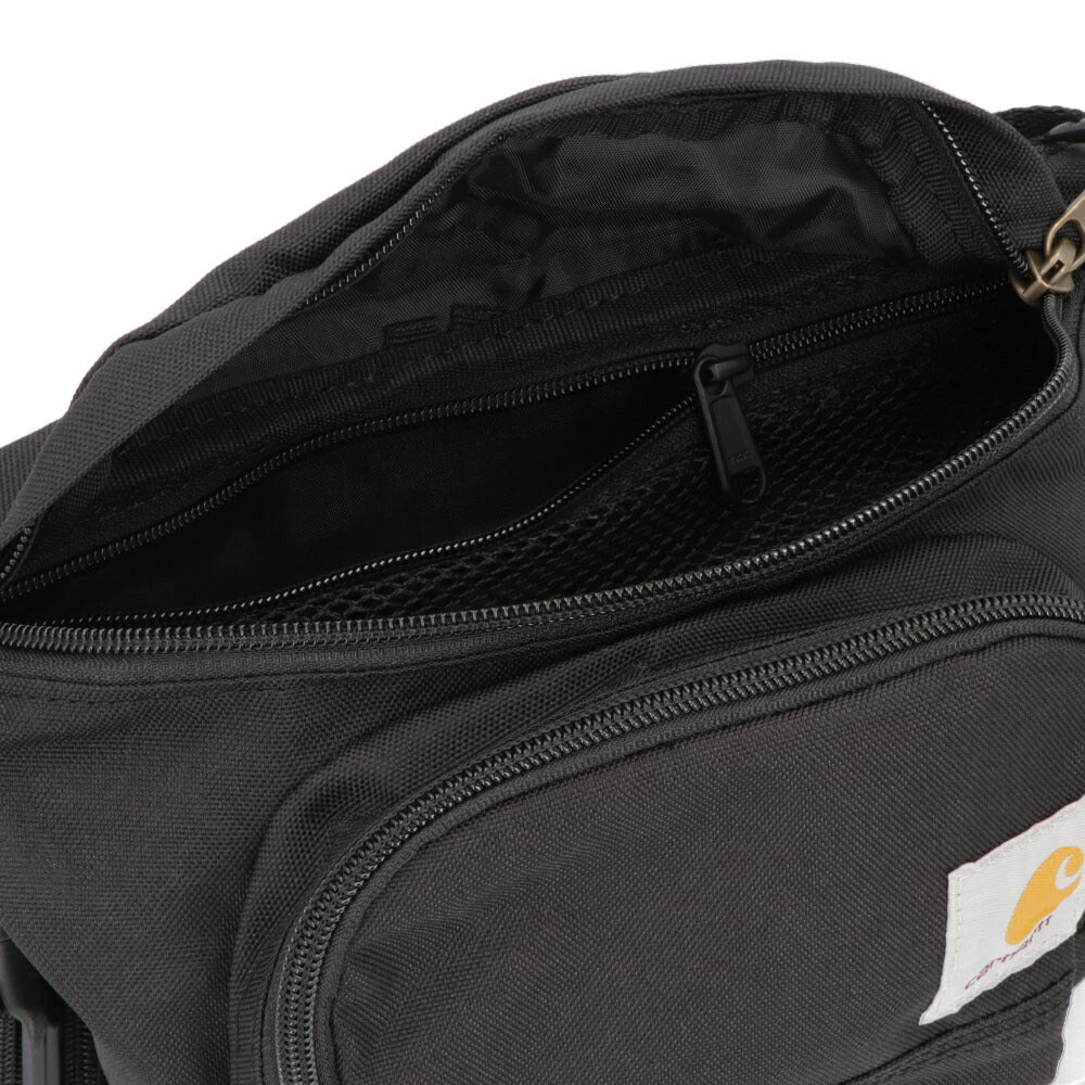 カーハート Carhartt バッグ ボディバッグ・ウエストポーチ ユニセックス ブラック ポリエステル ロゴ ヒップパック ウエストバッグ シンプル 高機能 CB0401