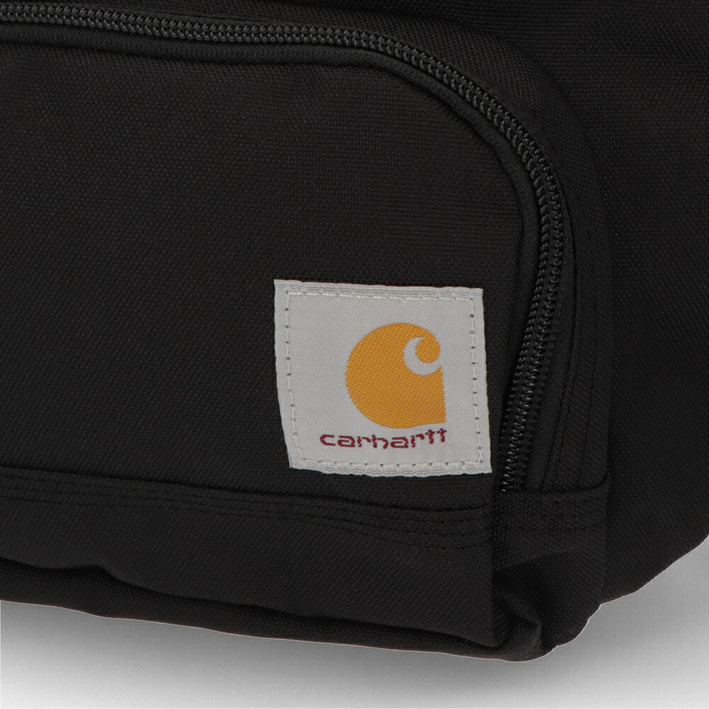 カーハート Carhartt バッグ ボディバッグ・ウエストポーチ ユニセックス ブラック ポリエステル ロゴ ヒップパック ウエストバッグ シンプル 高機能 CB0401
