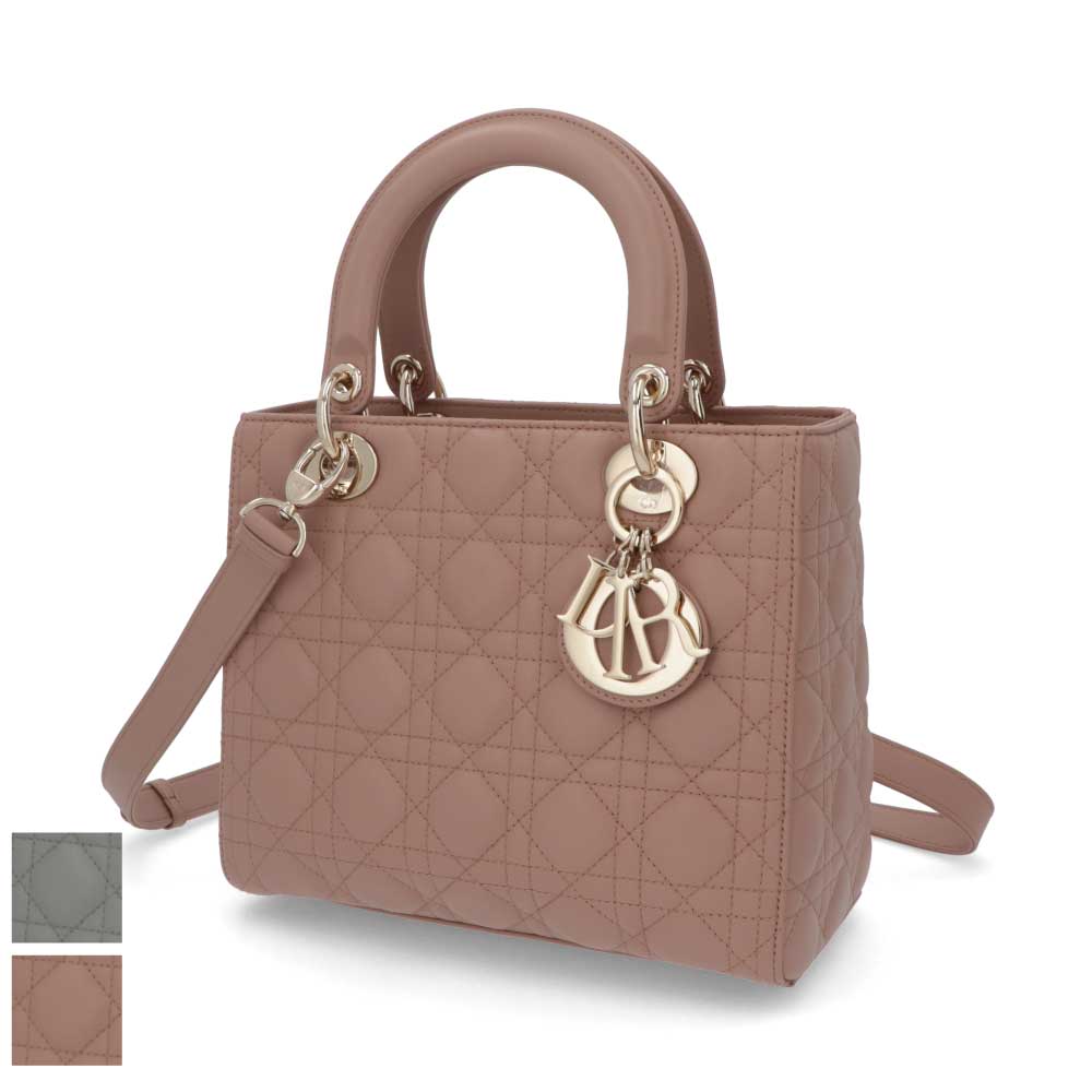 DIOR ハンドバッグ Lady Dior ミディアム
