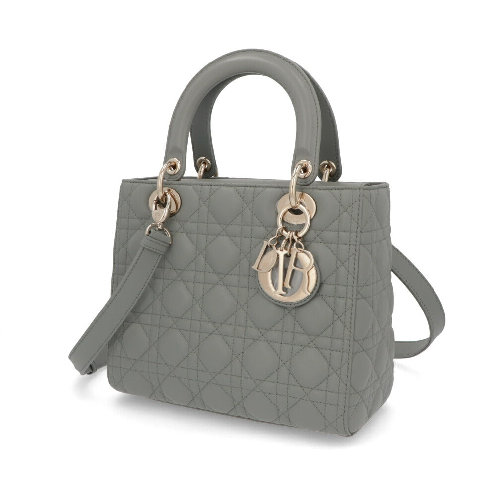 DIOR ハンドバッグ Lady Dior ミディアム