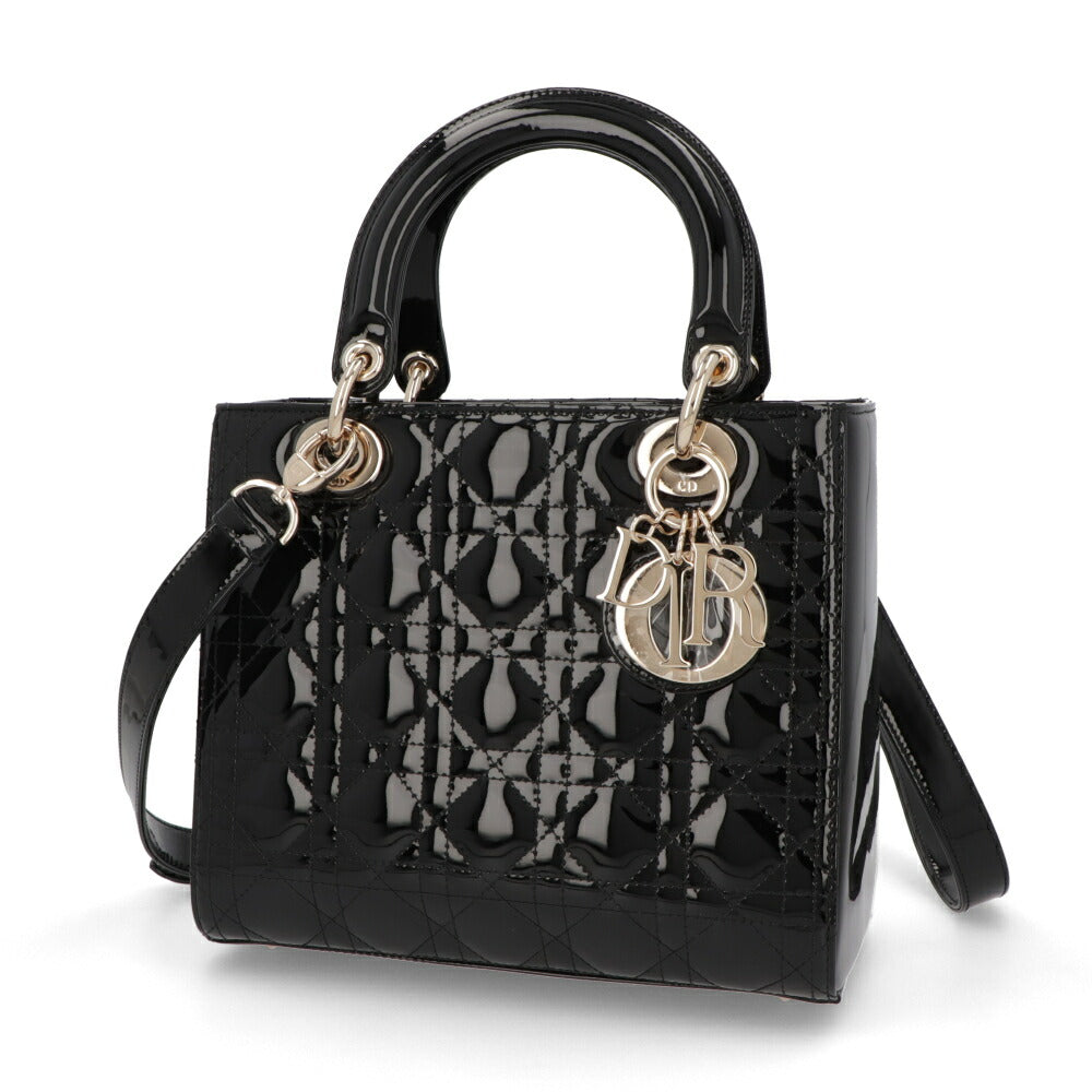 DIOR ハンドバッグ Lady Dior ミディアム