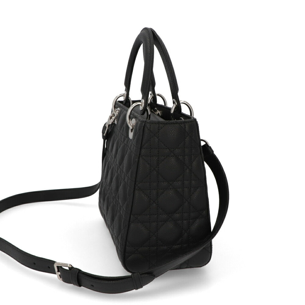DIOR ハンドバッグ Lady Dior ミディアム