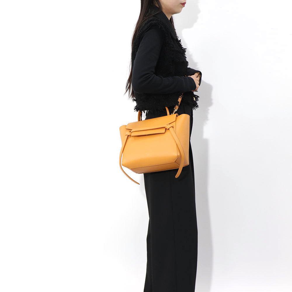CELINE マイクロ ベルトバッグ ハンドバッグ カレンデュラ