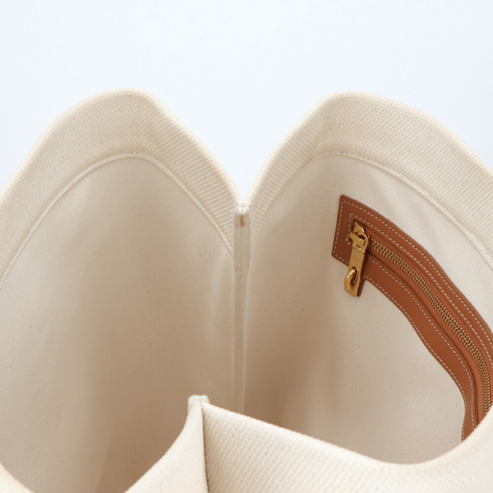 CELINE ニュー ホリゾンタル トートバッグ ナチュラル タン