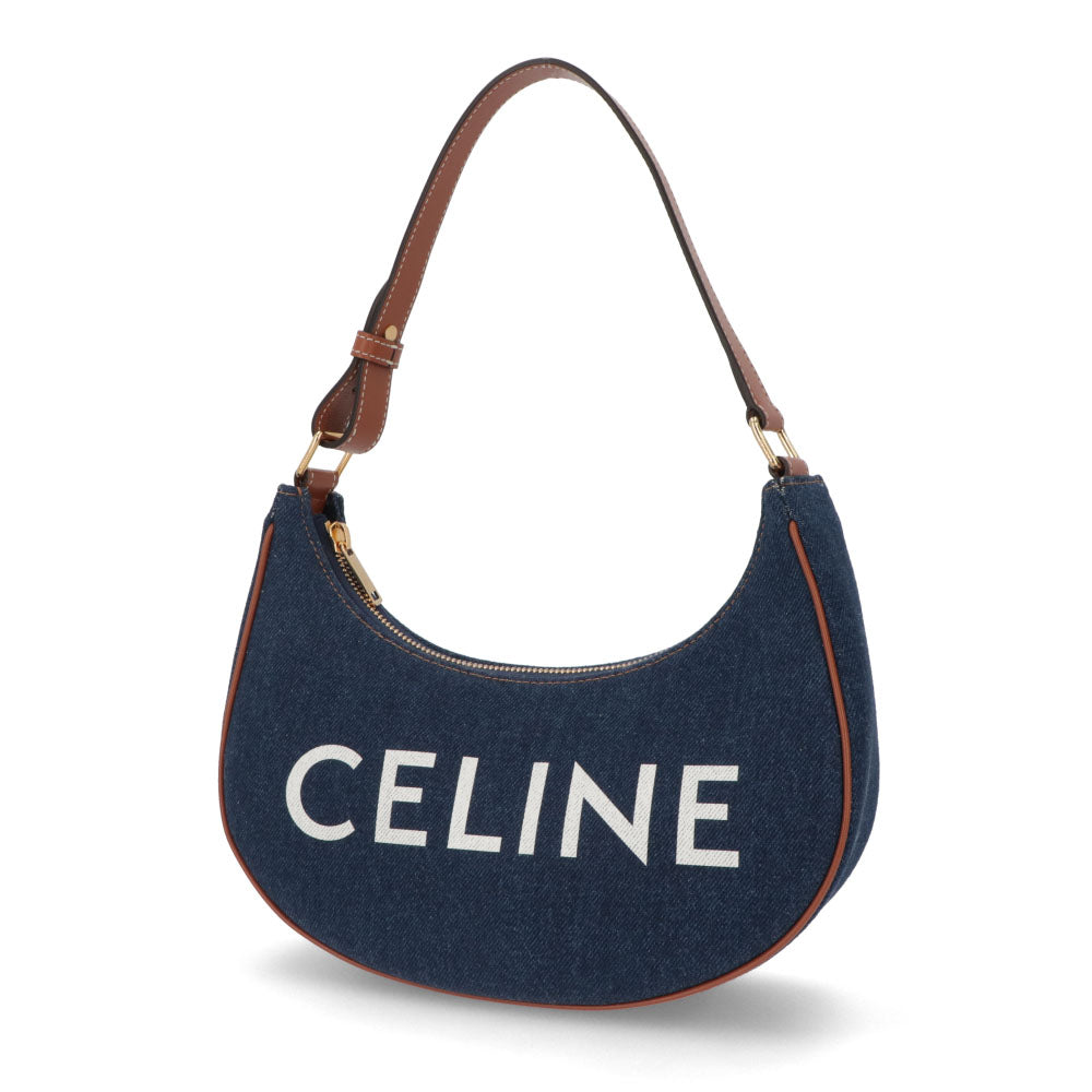 CELINE AVA アヴァ ショルダーバッグ ネイビー タン デニム