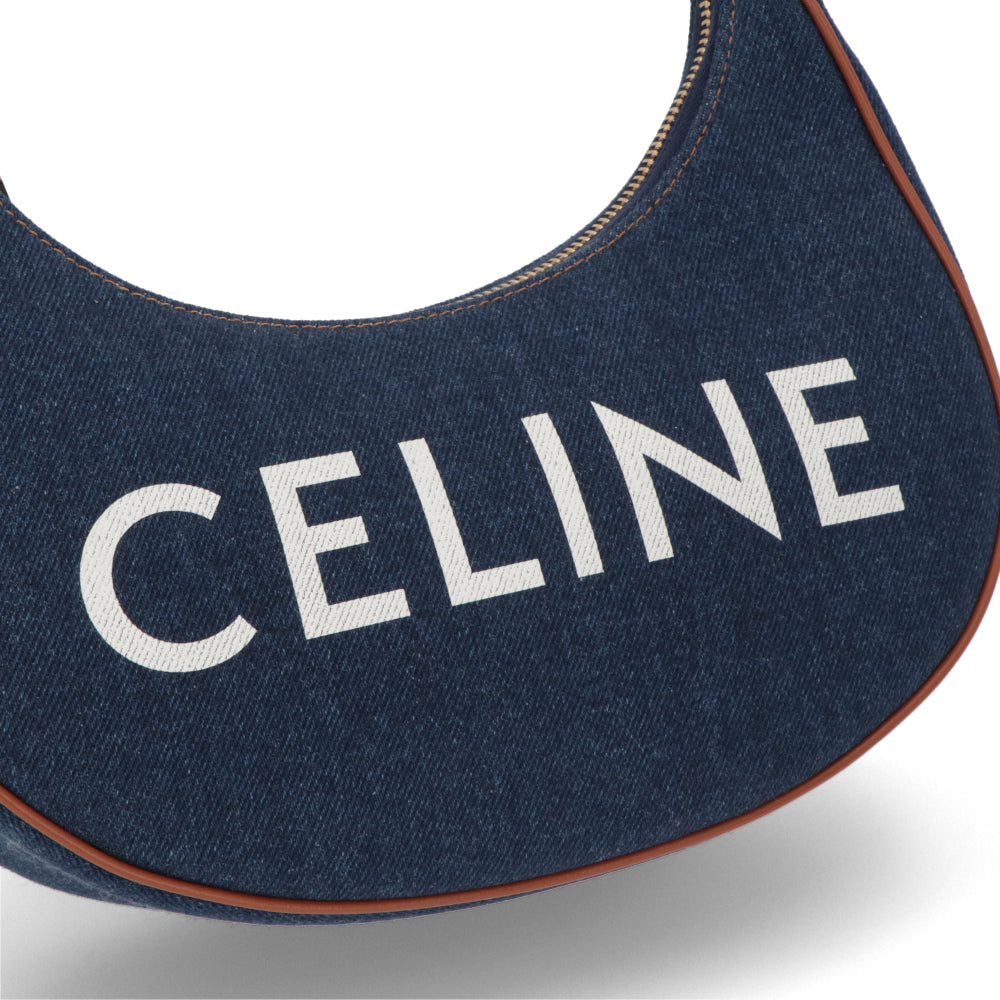 CELINE AVA アヴァ ショルダーバッグ ネイビー タン デニム