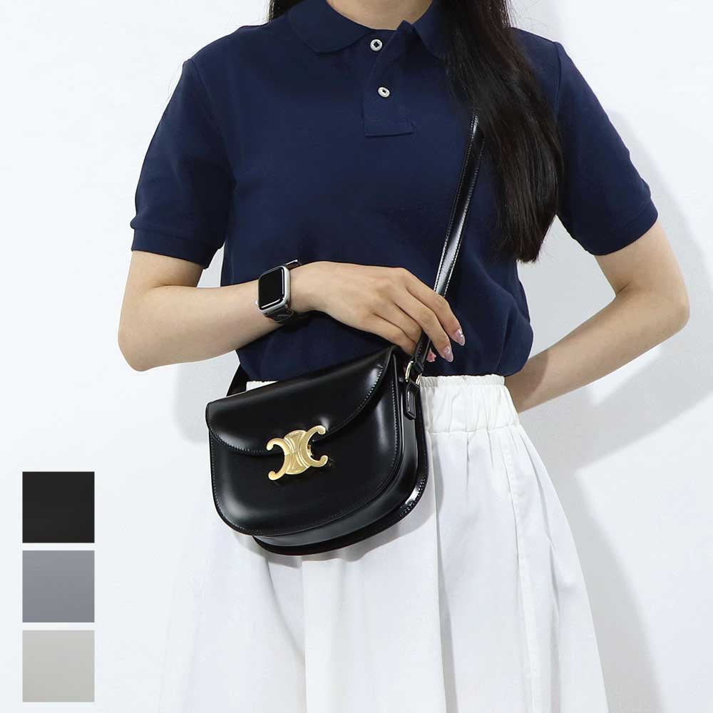 CELINE ティーン ブザス カーフスキン トリオンフ