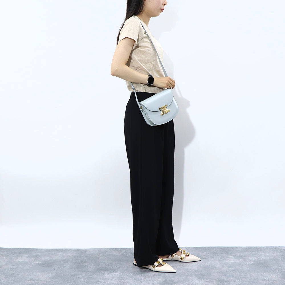 CELINE ティーン ブザス カーフスキン トリオンフ