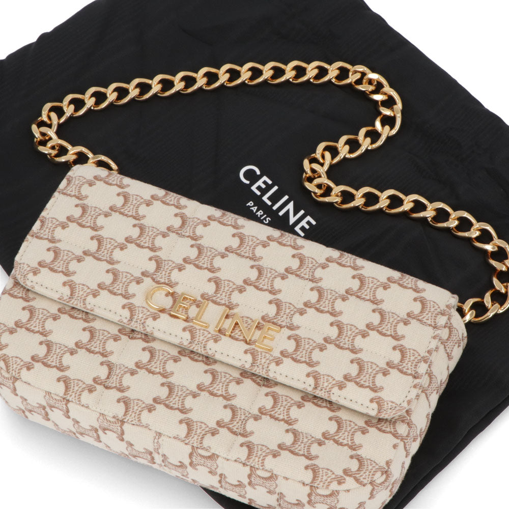 CELINE チェーンショルダーバッグ トリオンフ