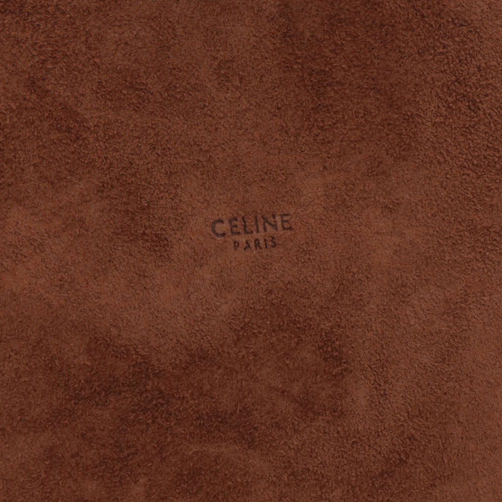 セリーヌ CELINE バッグ ショルダーバッグ レディース ティーンバケット ブラウン カーフスキン ラムスキン フリンジ ハンドバッグ 2Way ゴールド金具 11415 3EZV
