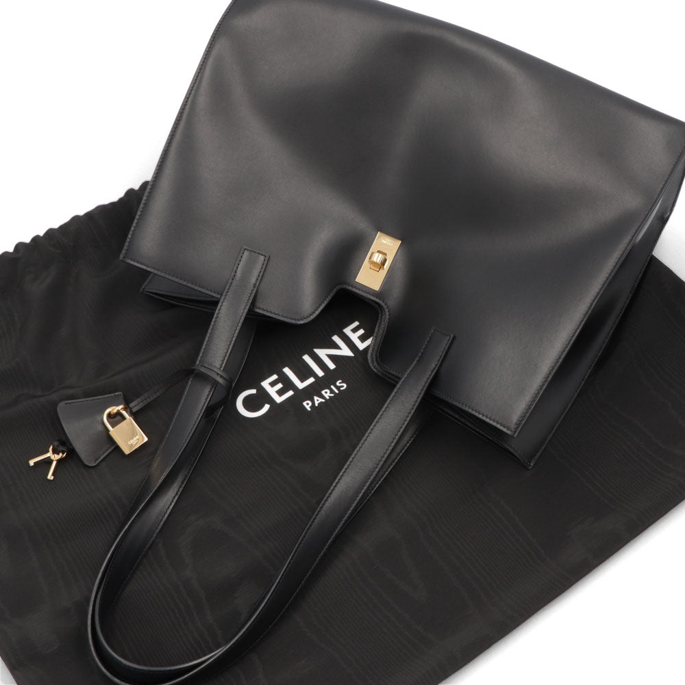 セリーヌ CELINE バッグ トートバッグ レディース カバ セーズ ブラック カーフスキン ラムスキン ロゴ ゴールド金具 シンプル 大容量 A4サイズ収納 11258 3EZU