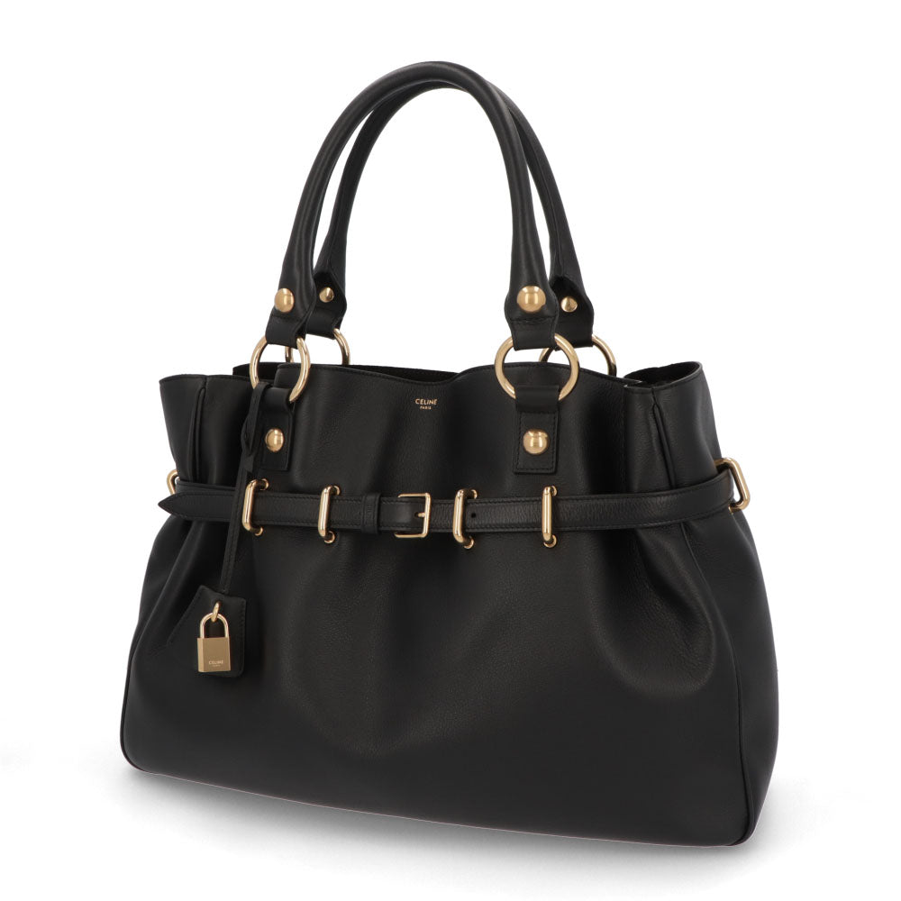 セリーヌ CELINE バッグ ハンドバッグ レディース ANITA アニタ ブラック ブラウン カーフスキン スエード ミディアム レザー パドロック 鞄 カラー2色 A4 ベルト 大容量 11353 3FC6
