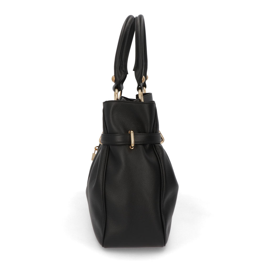 セリーヌ CELINE バッグ ハンドバッグ レディース ANITA アニタ ブラック ブラウン カーフスキン スエード ミディアム レザー パドロック 鞄 カラー2色 A4 ベルト 大容量 11353 3FC6