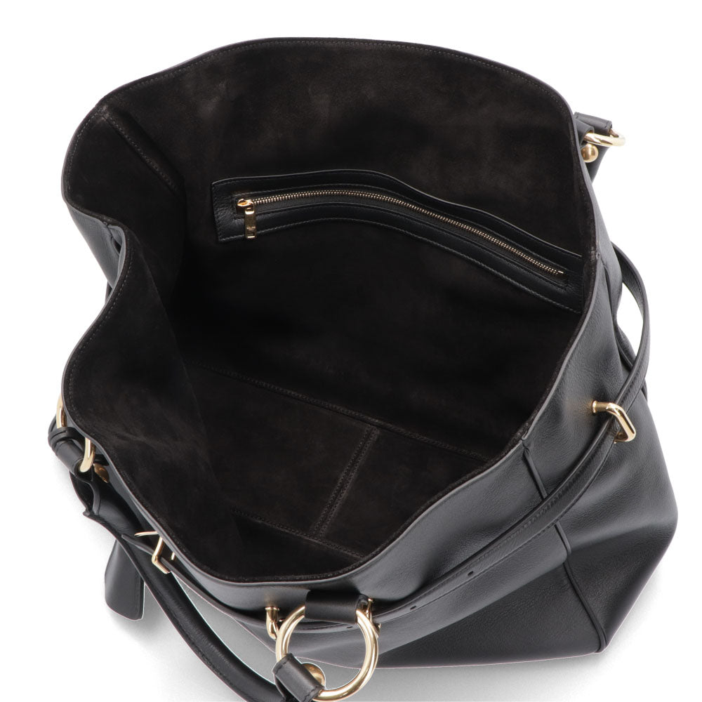 セリーヌ CELINE バッグ ハンドバッグ レディース ANITA アニタ ブラック ブラウン カーフスキン スエード ミディアム レザー パドロック 鞄 カラー2色 A4 ベルト 大容量 11353 3FC6