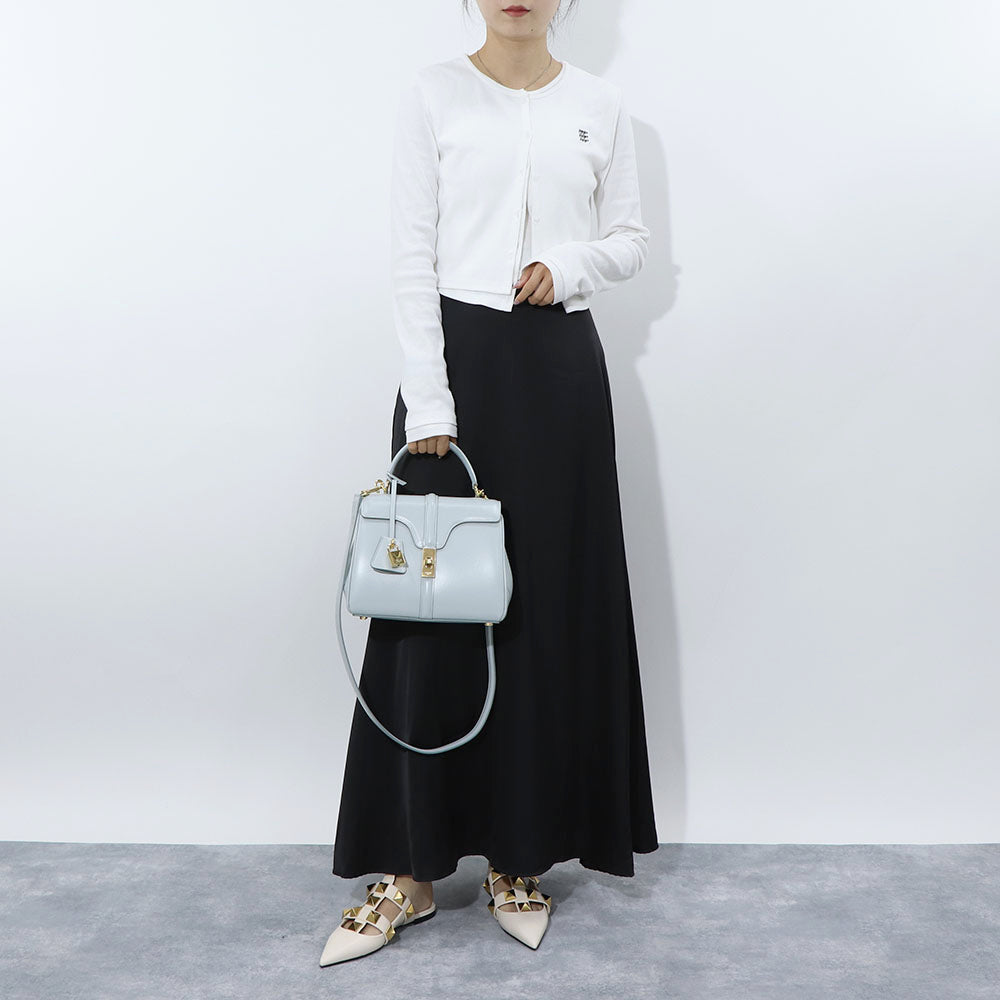 セリーヌ CELINE バッグ ショルダーバッグ レディース 16 セーズ スモール クリーム ライトブルー ボルドー カーフスキン ハンドバッグ 2way レザー パドロック 鞄 18800 3BEY