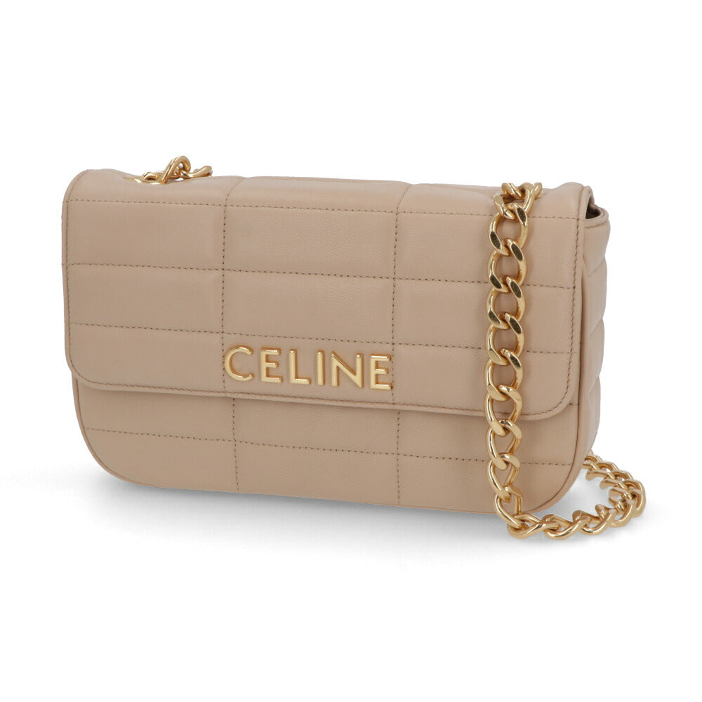 CELINE ショルダーバッグ チェーン マトラッセ キルティング
