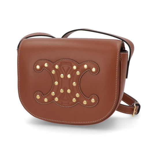 CELINE ショルダーバッグ フォルコ トリオンフ スタッズ