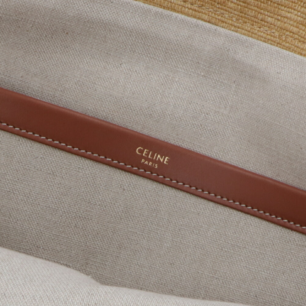 CELINE トートバッグ ラージカバス ブラウン トリオンフ