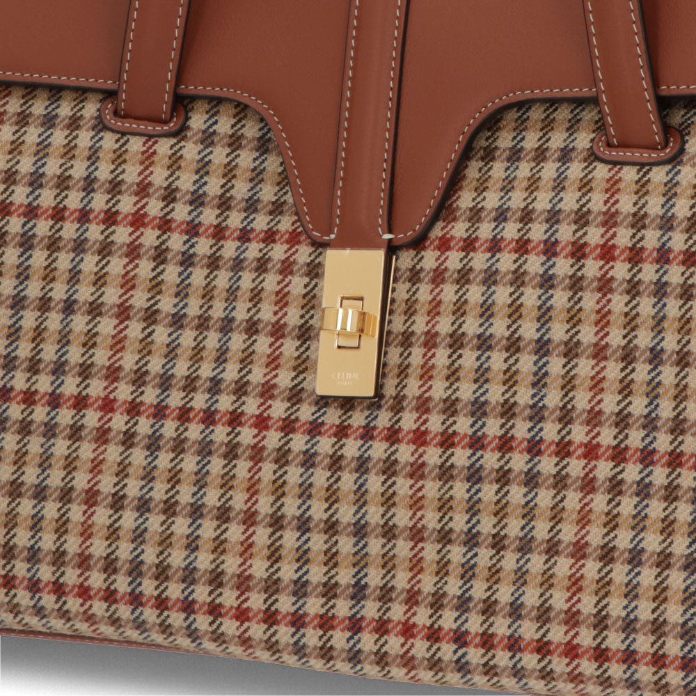 CELINE ハンドバッグ ミディアム ソフト 16 千鳥格子
