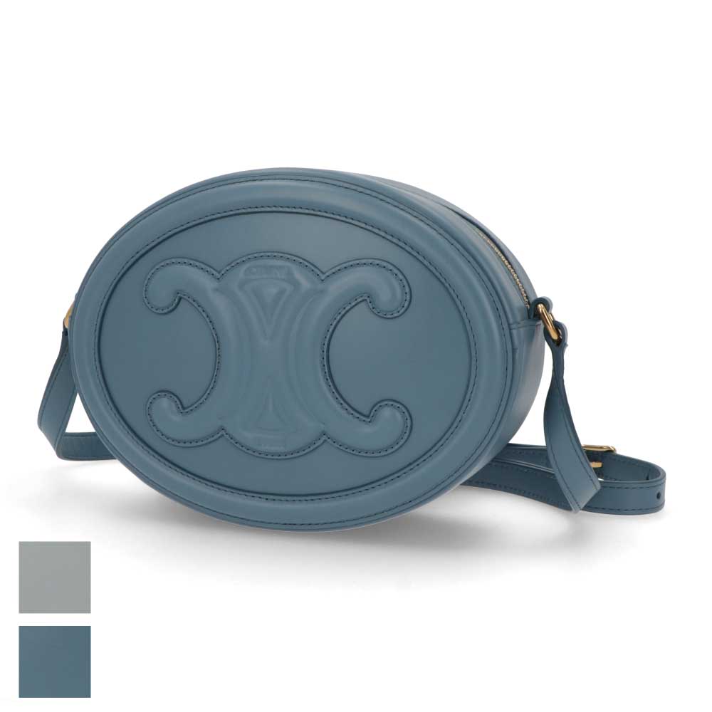 CELINE ショルダーバッグ キュイル トリオンフ エンボスロゴ