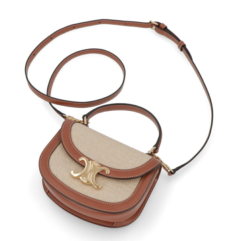 CELINE ショルダーバッグ MINI BESACE TRIOMPHE – LE CHIEN