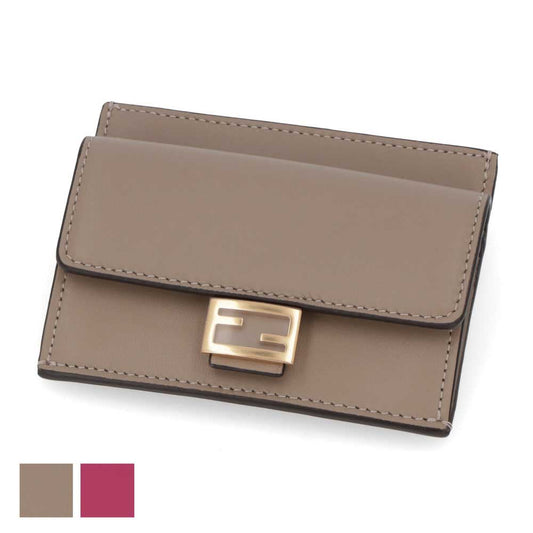 FENDI カードケース レザー コインケース ロゴ スリム 薄型