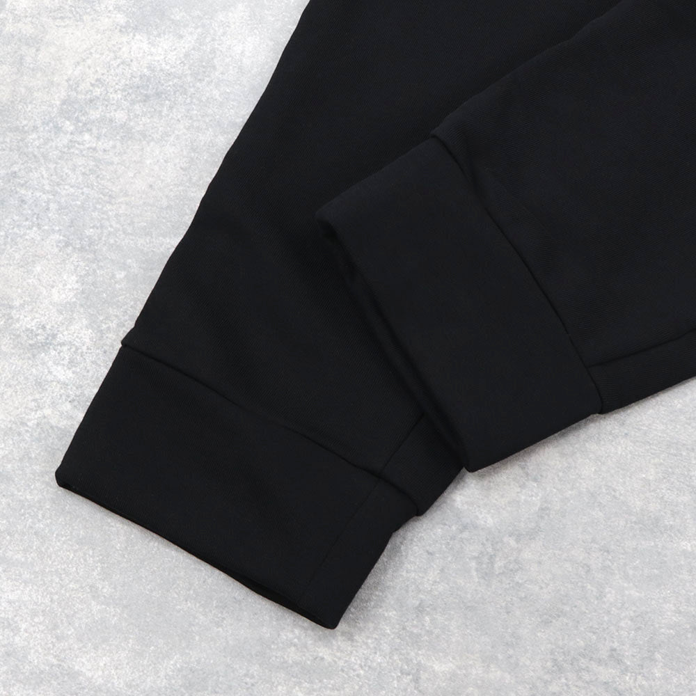 フェンディ FENDI ボトムス ロングパンツ レディース ブラック コットン ポリエステル ロゴ スウェットパンツ 刺繍